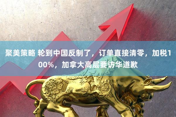 聚美策略 轮到中国反制了，订单直接清零，加税100%，加拿大高层要访华道歉