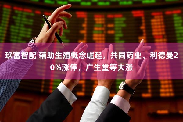 玖富智配 辅助生殖概念崛起，共同药业、利德曼20%涨停，广生堂等大涨